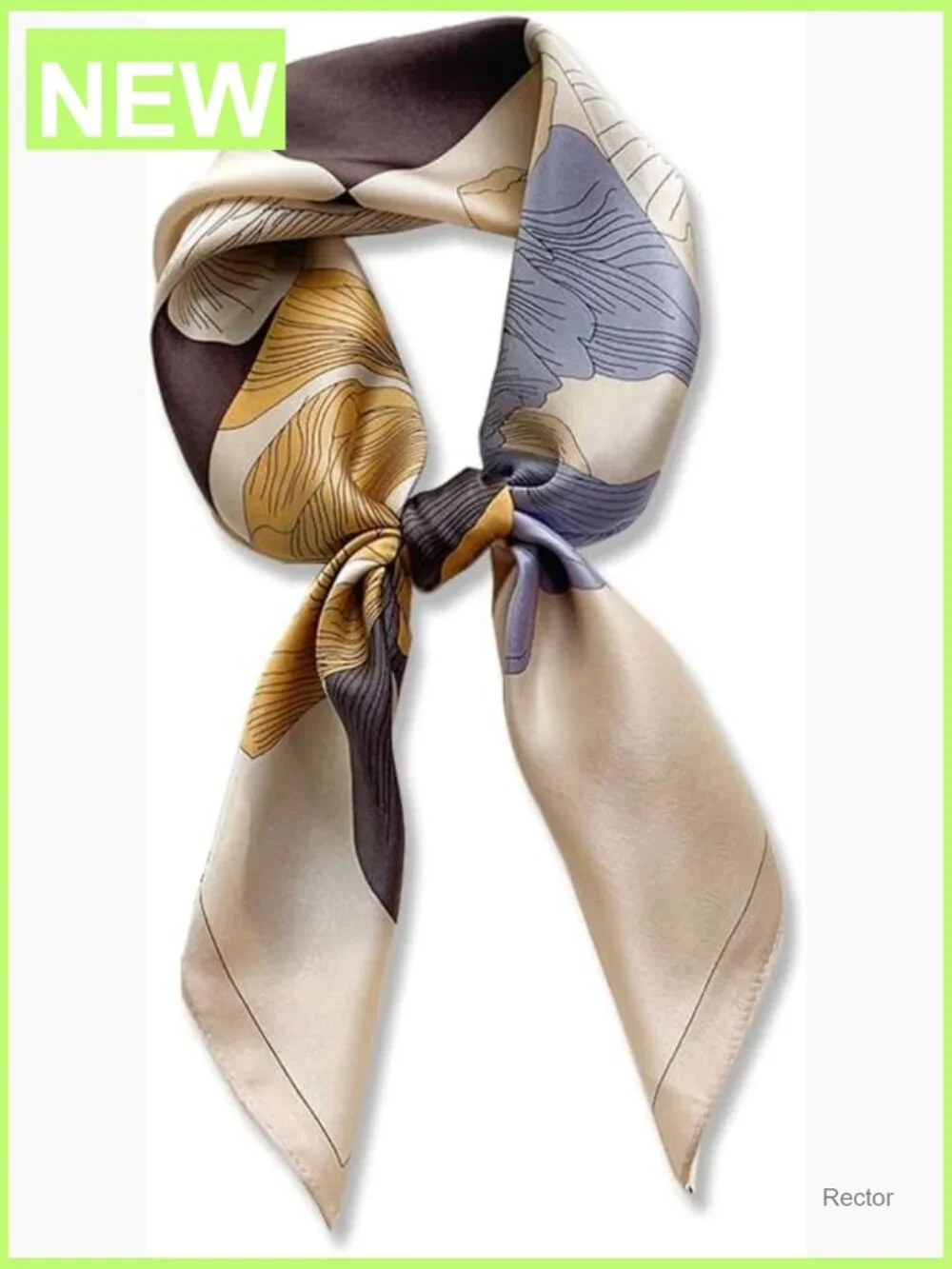 100% Mulberry Silk Neck Scarf 27x27 Square Lightweight Unisex Gift